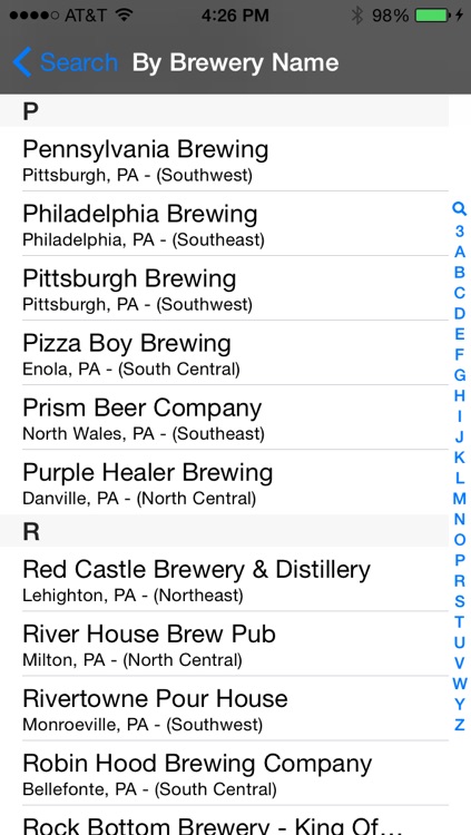 Pennsylvania Brewery Finder