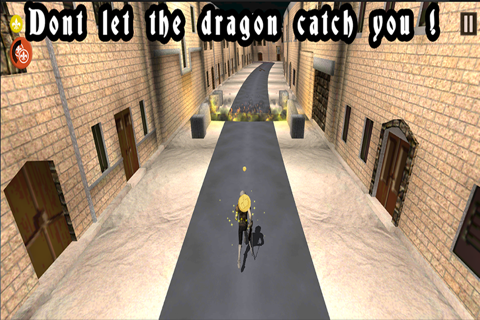 Fantastic Medieval Castle 3D Run - Angry Fire Dragon Game screenshot 3
