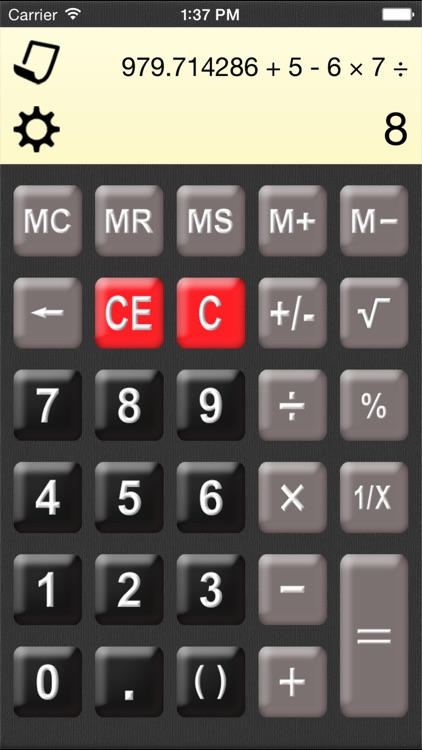 Calculator HD° Free - The smash hit calculator with formular display & paper tape screenshot-3