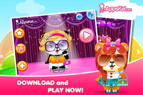 Baby Pet Vet & Dress Up Panda - Little Toy Bear Virtual Salon For Gummy Pop Girls and Kid Free screenshot 4