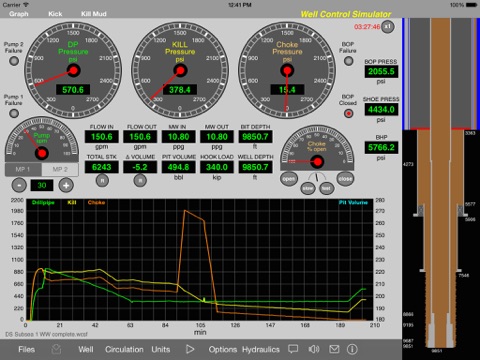 Well Control Simulator HD screenshot 2