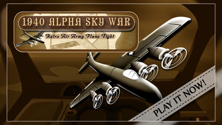 1940 Alpha Sky War : Retro Air Army Plane Fight - Free