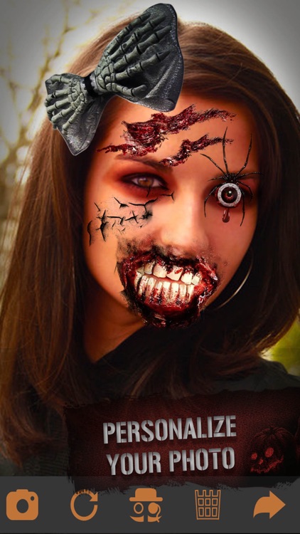 Scary Paranormal Face Changer - Halloween Prank Sticker Maker