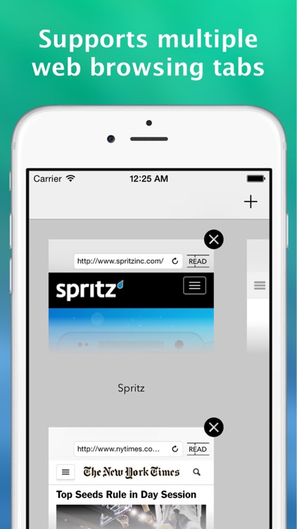 Sprint - Spritz Powered Speed Reading and Audio Browser