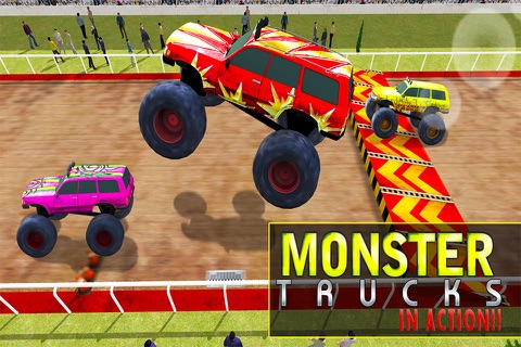 Monster Truck Racing Simulator 3D - Extreme Stunt Driving game screenshot 3