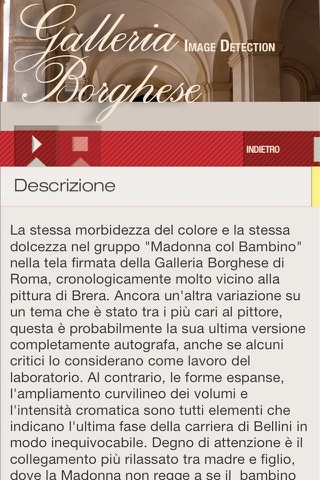 Borghese Gallery ID audio guide screenshot 4