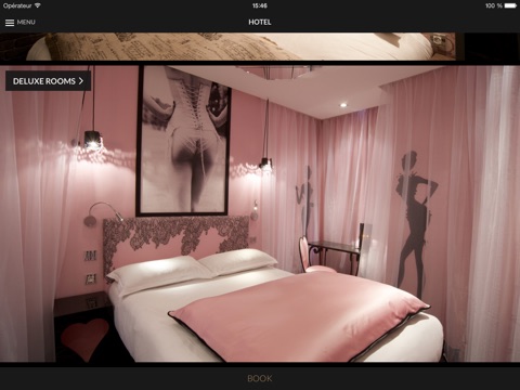 Vice Versa Hotel Paris for iPad screenshot 2
