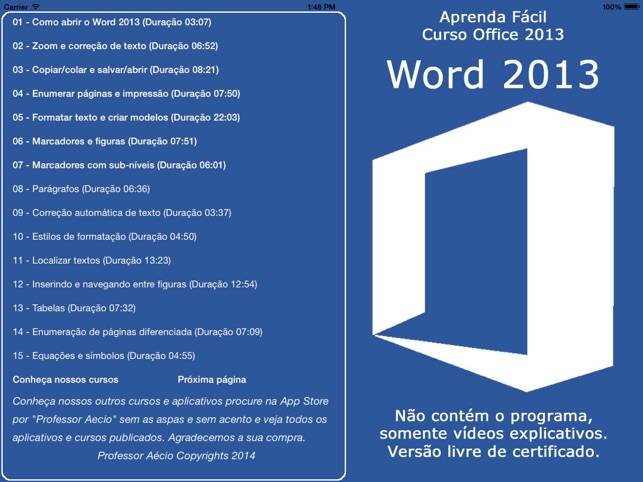 Tutorial for Word 2013 HD Grátis Português(圖1)-速報App