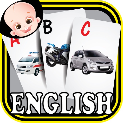 Kids Vehicles ABC Alphabets Flash Cards iOS App