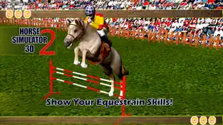 Screenshot 2 Mi caballo de silla derby - Conviértete maestro caballo en un verdadero salto valla ecuestre iphone