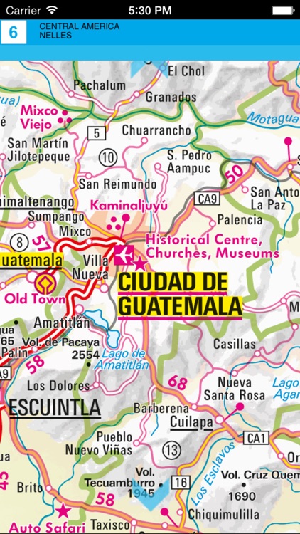 Central America. Tourist map. screenshot-3