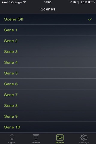 Lutron QS screenshot 3