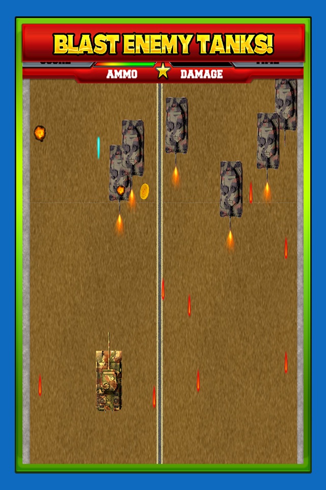 Army War Tank Fury Blaster Battle Games Free screenshot 2