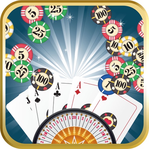 Lucky Slots Hustler - A casino in your pocket! With Blackjack, Poker and more! icon