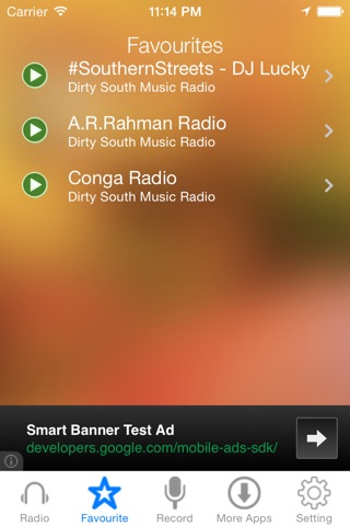 Dirty South Music Radio Recorder screenshot 3
