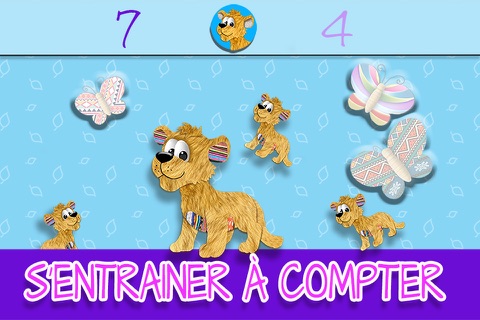 Bébés Animaux 123 – Apprendre à compter facilement – Jeux de calcul amusants pour enfants screenshot 4