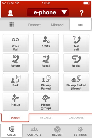 Vodafone One Net e-Phone screenshot 2