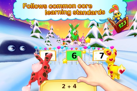 Wonder Bunny Math Race: 1st Grade Kids Advanced Learning App for Numbers, Addition and Subtraction screenshot 2
