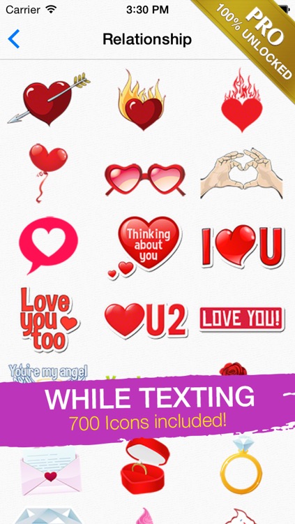 Adult Emoji Icons PRO - Romantic Texting & Flirty Emoticons Message Symbols