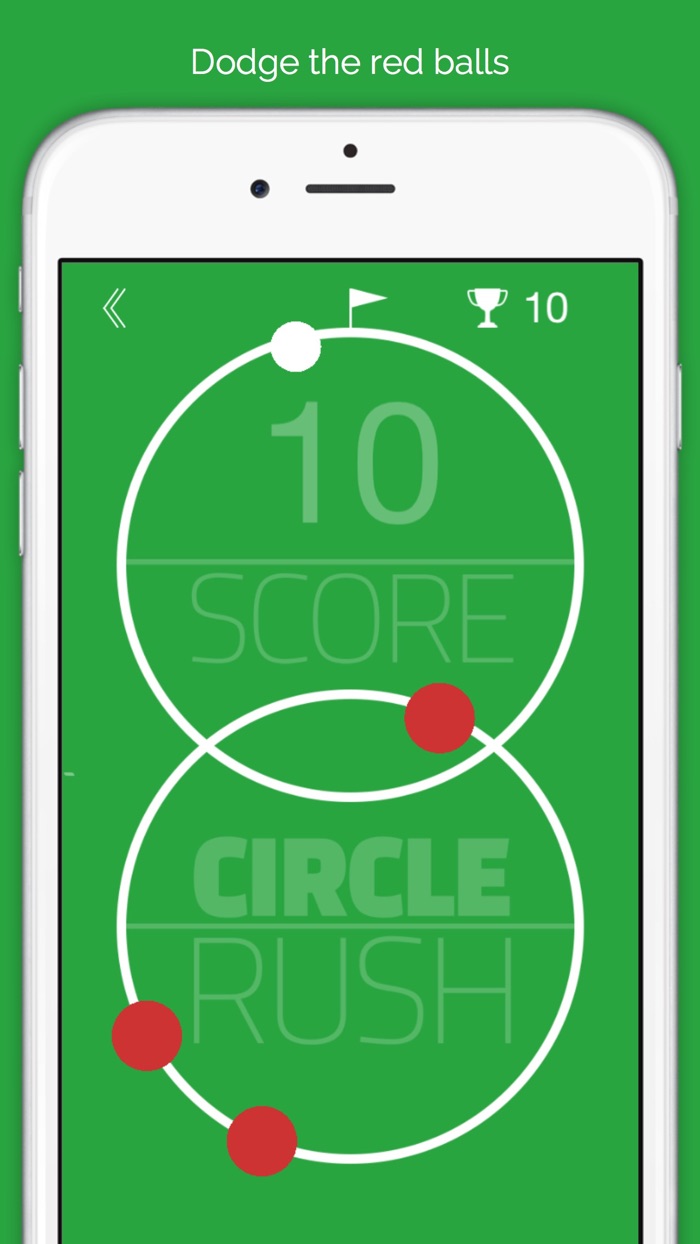 Circle Rush Crossy - Dont Stop the White Ball