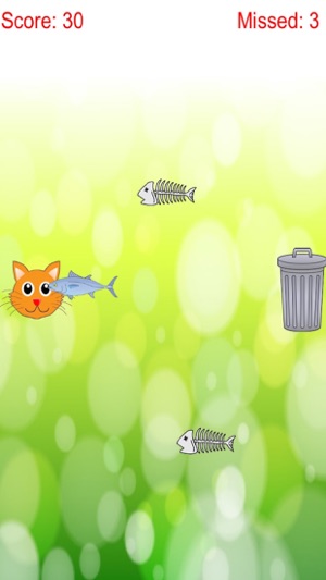 Distinguish Food And Rubbish: Feed Cute Cat With Fish Free(圖2)-速報App