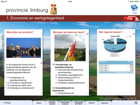 Begrotingsapp Provincie Limburg 2015 screenshot 3
