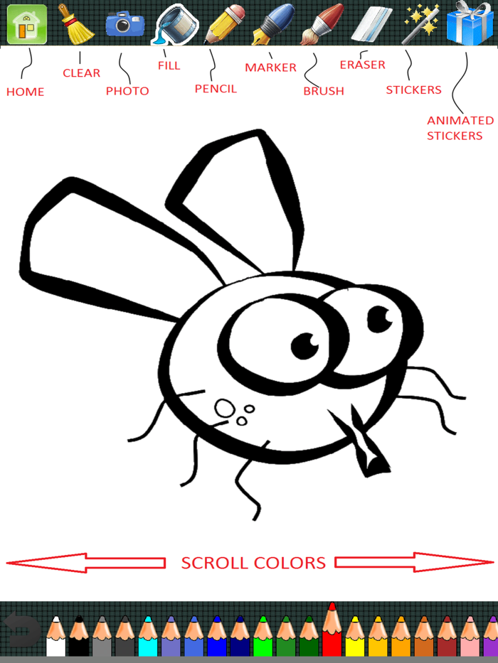 Dino coloring book for kids