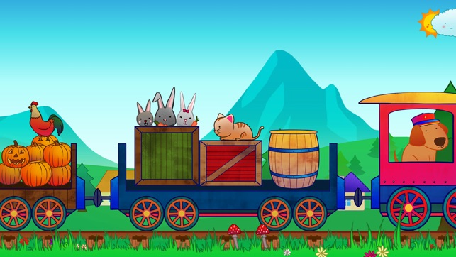 Animal Train for Toddlers(圖2)-速報App