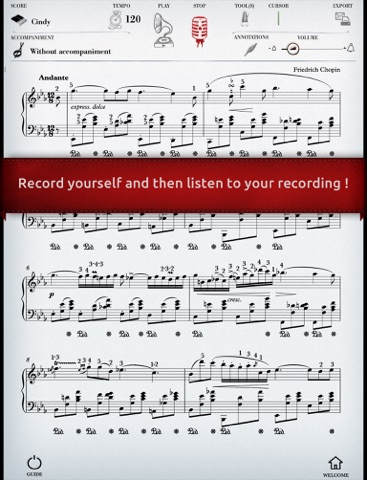 Play Chopin – Nocturne n°2 (partition interactive pour piano) screenshot 3