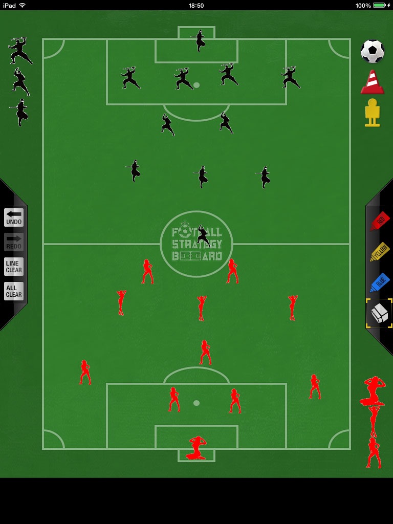サッカー作戦盤2　無料版 screenshot 3