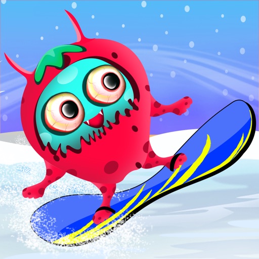 Barry the Berry Snow Monster : The Winter Fun Ski Race - Premium iOS App