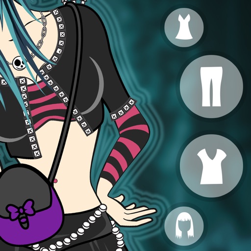 Cool Punk Girl Dress Up Pro - play best fashion dressing game icon