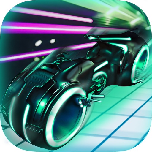 Astro Bike Rampage - Neon Light Racers