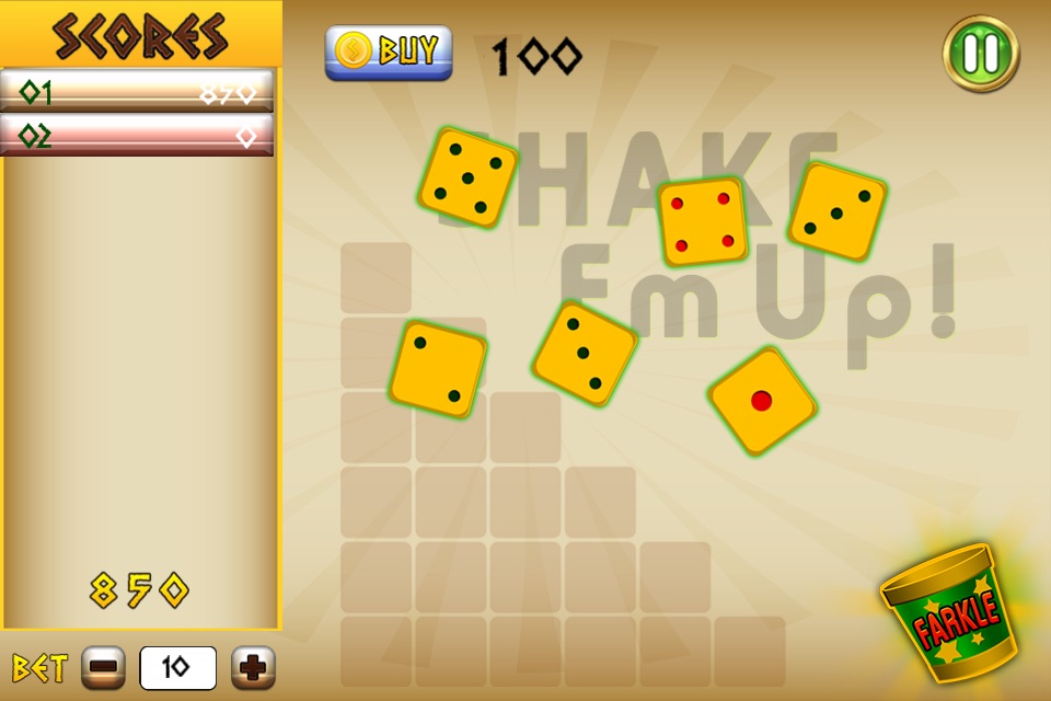 Athena's Farkle - Free Casino Dice Game screenshot 2