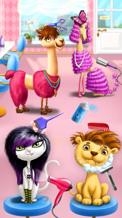 How to cancel & delete Animal Hair Salon, Dress Up and Pet Style Makeover - No Ads from iphone & ipad 1