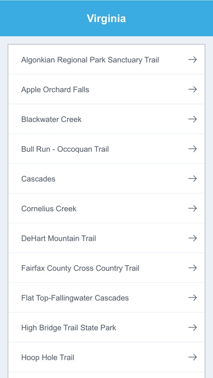 Virginia National Recreation Trails