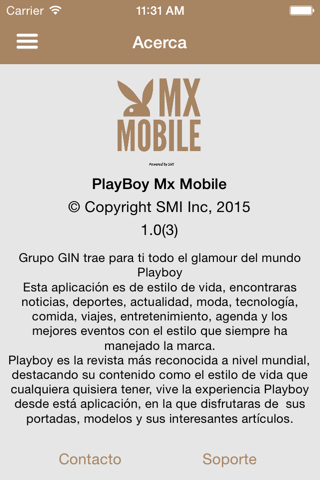 PlayBoy Mx Mobile screenshot 2