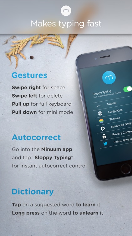 Minuum - The Little Keyboard for Big Fingers: Now with Smart Emoji screenshot-4