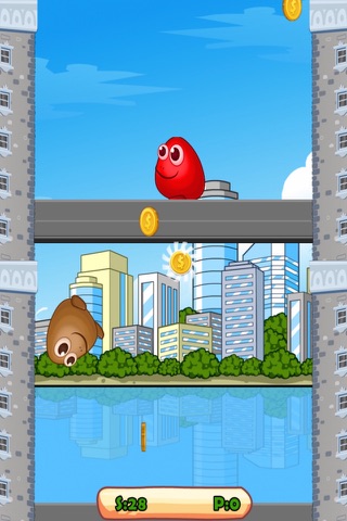 Baby Egg Hoppy Jump Adventure - Cute Pou Bouncing Pet Mania FREE screenshot 2