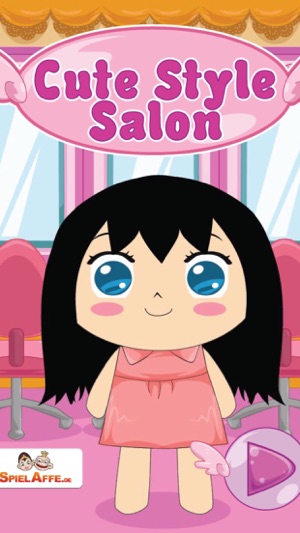 Cute Styling Salon - Free girl game: Cho