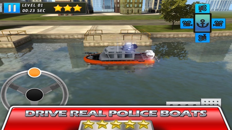 911 Police Boat Parking : Ship Driving School