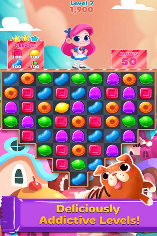 Cookie Cake Smash - 3 match puzzle game screenshot 2