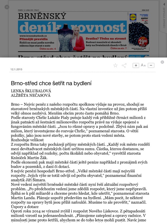 Brnensky Denik Rovnost By Vltava Labe Press A S