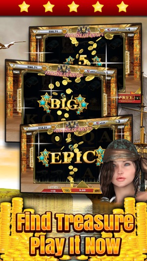 `` Throne of Egypt Treasures Slots `` - Spin the Pharaoh Whe(圖3)-速報App