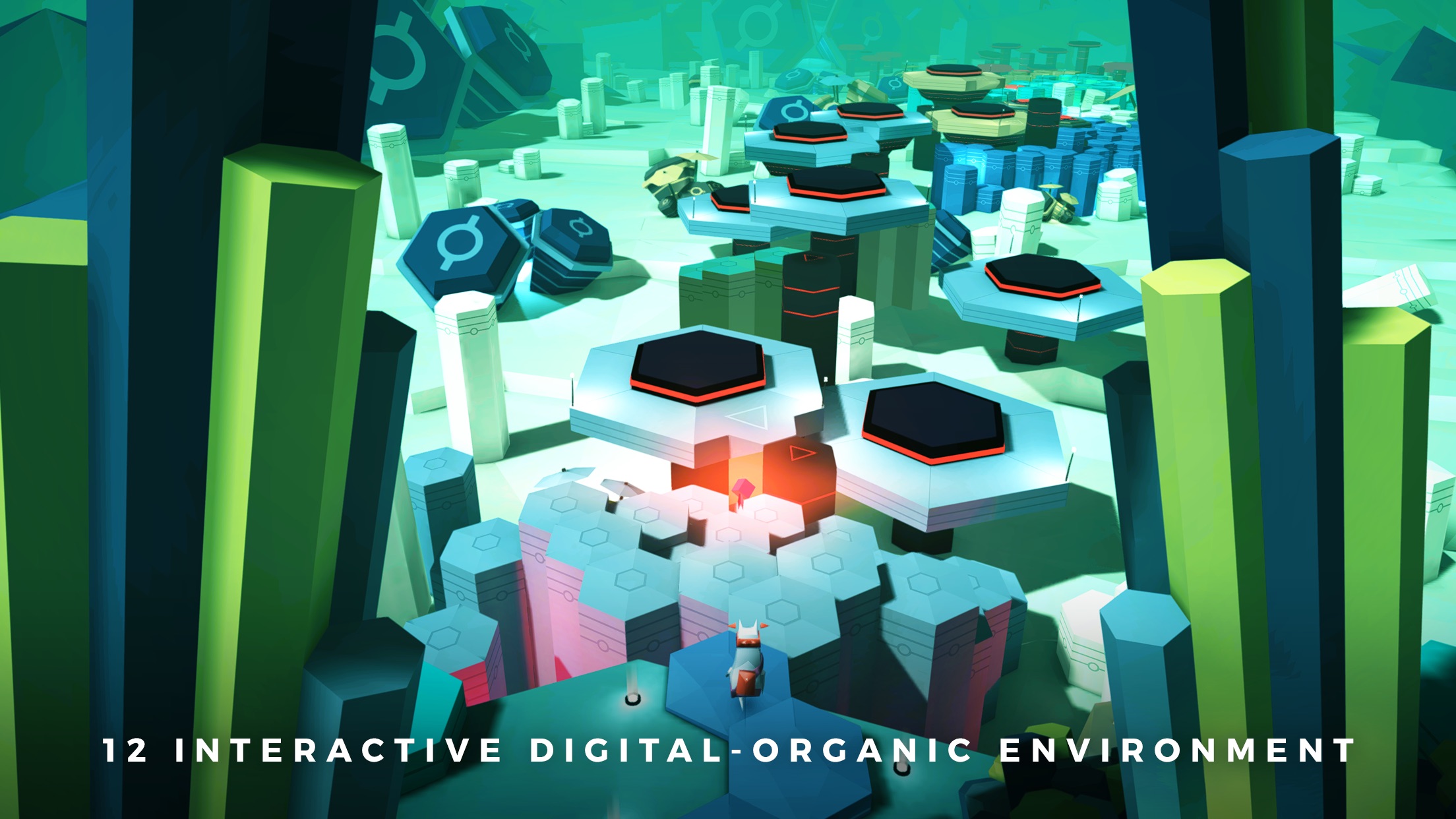Screenshot do app Adventures of Poco Eco - Lost Sounds: Experience Music and Animation Art in an Indie Game
