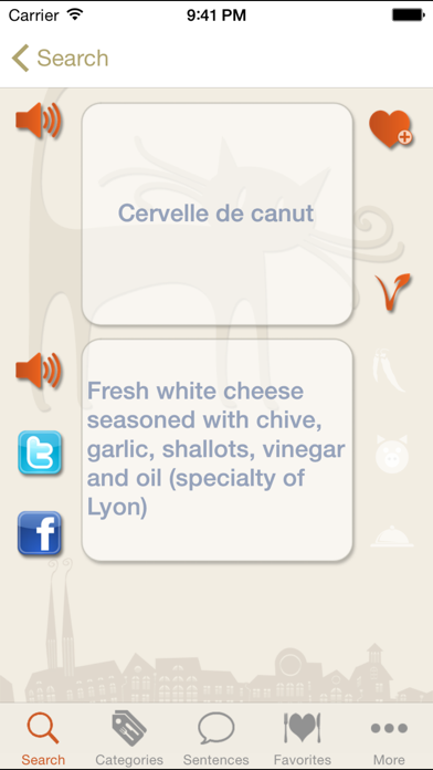 Bon appétit - French food and drink glossary Screenshots