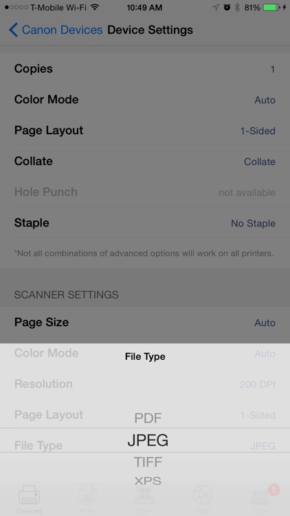 Direct Print and Scan for Mobile