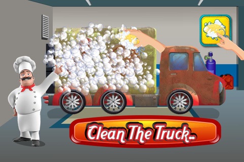 Pizza Truck Wash - Dirty, messy and dusty car washing and crazy clean up adventure game screenshot 4