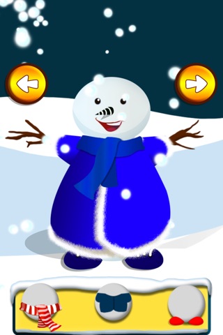 Snowman Dress Up - Crazy winter fashion salon, a stylish clothing boutique game screenshot 3