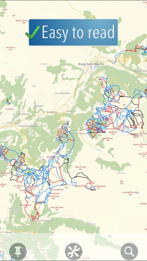 Paradiski Ski Map